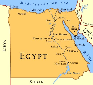egypt-country-map